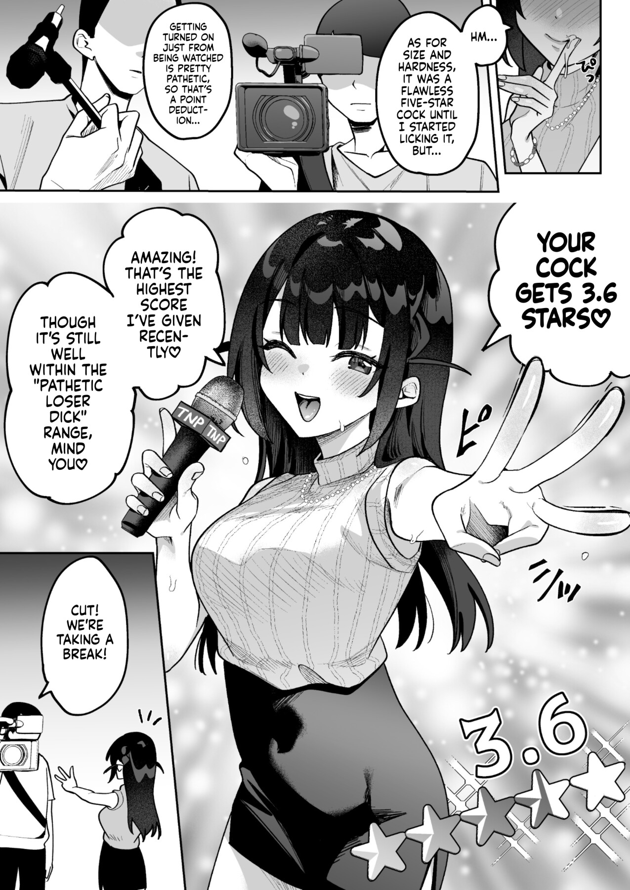 Hentai Manga Comic-Mue-Chan, Penis Gourmet Reporter-Read-12